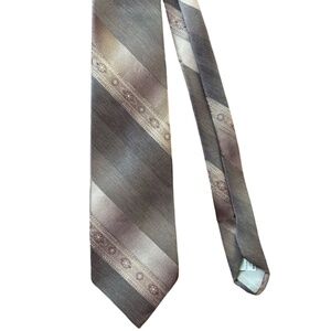 Vintage Western Print Retro Tie